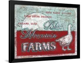 Blue Mountain Farms-Catherine Jones-Framed Art Print