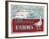 Blue Mountain Farms-Catherine Jones-Framed Art Print