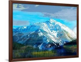 Blue Mountain-Sisa Jasper-Framed Art Print