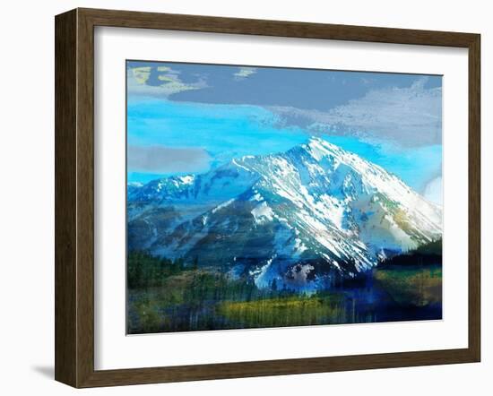 Blue Mountain-Sisa Jasper-Framed Art Print