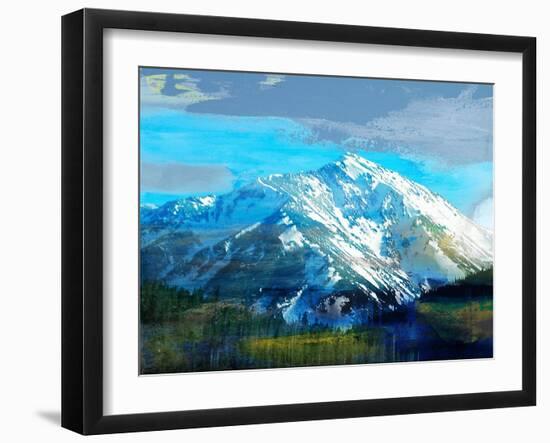 Blue Mountain-Sisa Jasper-Framed Art Print