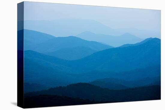 Blue Mountains, Blue Ridge Parkway, Virginia-Paul Souders-Stretched Canvas