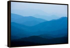 Blue Mountains, Blue Ridge Parkway, Virginia-Paul Souders-Framed Stretched Canvas