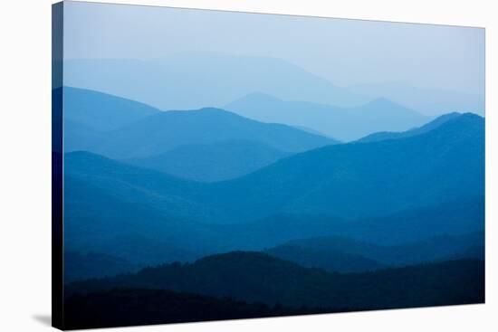 Blue Mountains, Blue Ridge Parkway, Virginia-Paul Souders-Stretched Canvas