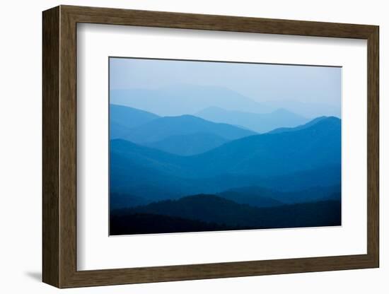 Blue Mountains, Blue Ridge Parkway, Virginia-Paul Souders-Framed Premium Photographic Print