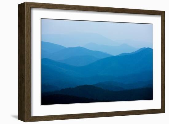 Blue Mountains, Blue Ridge Parkway, Virginia-Paul Souders-Framed Photographic Print