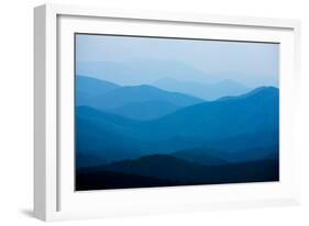 Blue Mountains, Blue Ridge Parkway, Virginia-Paul Souders-Framed Photographic Print