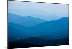 Blue Mountains, Blue Ridge Parkway, Virginia-Paul Souders-Mounted Photographic Print