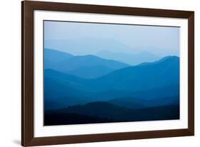 Blue Mountains, Blue Ridge Parkway, Virginia-Paul Souders-Framed Photographic Print