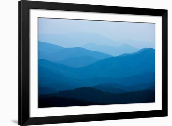 Blue Mountains, Blue Ridge Parkway, Virginia-Paul Souders-Framed Photographic Print