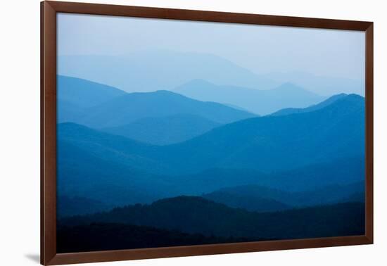 Blue Mountains, Blue Ridge Parkway, Virginia-Paul Souders-Framed Photographic Print