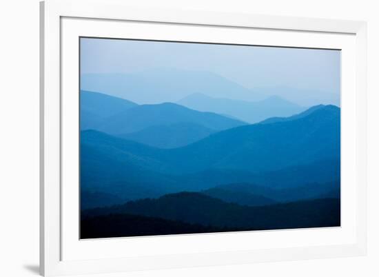 Blue Mountains, Blue Ridge Parkway, Virginia-Paul Souders-Framed Photographic Print