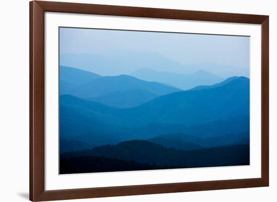 Blue Mountains, Blue Ridge Parkway, Virginia-Paul Souders-Framed Photographic Print