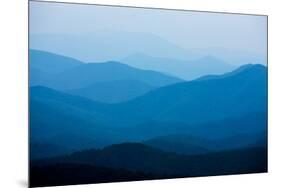 Blue Mountains, Blue Ridge Parkway, Virginia-Paul Souders-Mounted Photographic Print