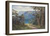 Blue Mountains Bushwalk-John Bradley-Framed Giclee Print