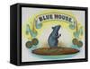 Blue Mouse Brand Cigar Box Label-Lantern Press-Framed Stretched Canvas