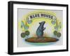 Blue Mouse Brand Cigar Box Label-Lantern Press-Framed Art Print