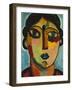 Blue Mouth; Blauer Mund, 1917-Alexej Von Jawlensky-Framed Giclee Print