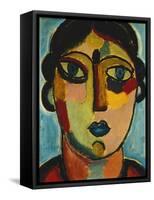 Blue Mouth-Alexej Von Jawlensky-Framed Stretched Canvas