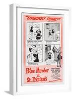 Blue Murder at St. Trinian's, Lower Right: Sabrina, 1957-null-Framed Art Print