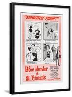 Blue Murder at St. Trinian's, Lower Right: Sabrina, 1957-null-Framed Art Print