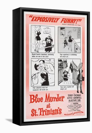 Blue Murder at St. Trinian's, Lower Right: Sabrina, 1957-null-Framed Stretched Canvas