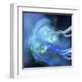 Blue Nebula-null-Framed Art Print