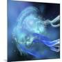 Blue Nebula-null-Mounted Art Print