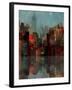 Blue New York-Ken Roko-Framed Art Print