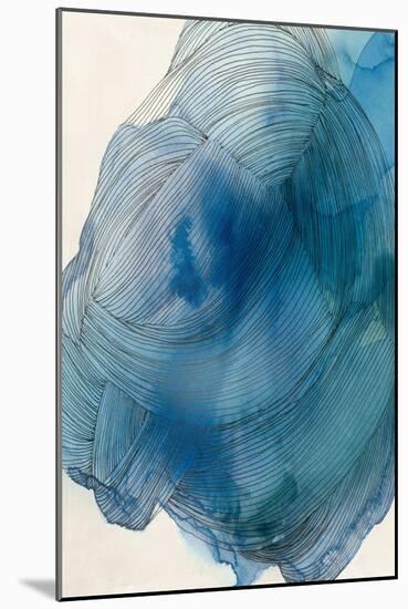 Blue Nexus II-Hazel J-Mounted Art Print