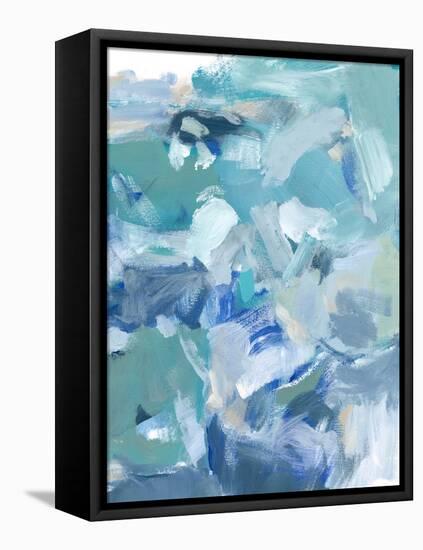 Blue Night I-Christina Long-Framed Stretched Canvas