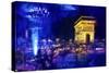 Blue Night in Paris-Philippe Hugonnard-Stretched Canvas
