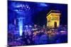 Blue Night in Paris-Philippe Hugonnard-Mounted Giclee Print