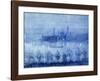 Blue Night, London-Joseph Pennell-Framed Art Print