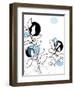 Blue Note-Jan Weiss-Framed Art Print