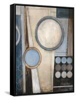 Blue Notes I-Kimberly Poloson-Framed Stretched Canvas