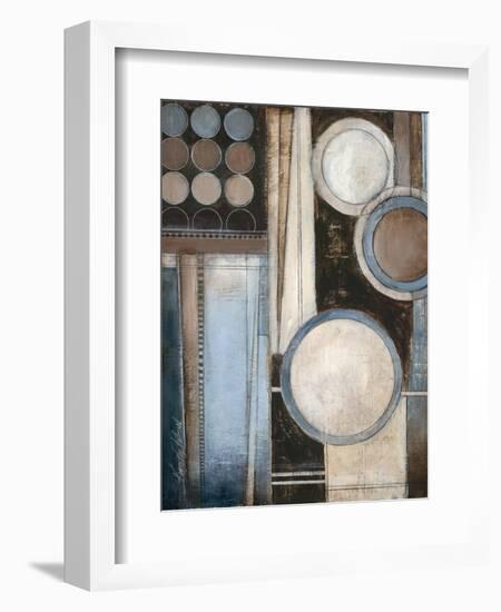 Blue Notes II-Kimberly Poloson-Framed Art Print