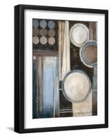 Blue Notes II-Kimberly Poloson-Framed Art Print