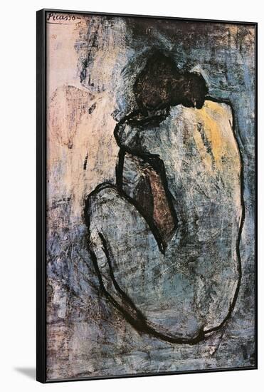 Blue Nude, c.1902-Pablo Picasso-Framed Poster