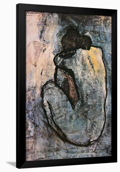 Blue Nude, c.1902-Pablo Picasso-Framed Poster