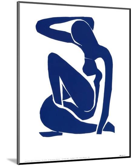 Blue Nude I, c. 1952-Henri Matisse-Mounted Print