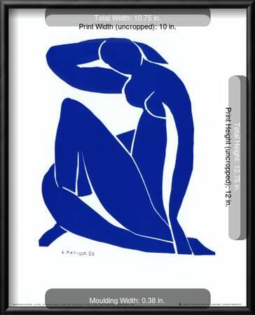 Mt blue high school nudes Blue Nude Ii Prints Henri Matisse Allposters Com
