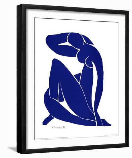 Blue Nude II-Henri Matisse-Framed Art Print