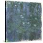 Blue Nympheas-Claude Monet-Stretched Canvas