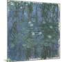 Blue Nympheas-Claude Monet-Mounted Giclee Print