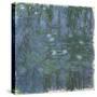 Blue Nympheas-Claude Monet-Stretched Canvas