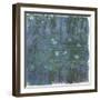 Blue Nympheas-Claude Monet-Framed Giclee Print