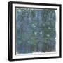 Blue Nympheas-Claude Monet-Framed Giclee Print