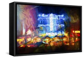 Blue Ocean Drive - In the Style of Oil Painting-Philippe Hugonnard-Framed Stretched Canvas