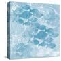 Blue Ocean School of Fish-Bee Sturgis-Stretched Canvas